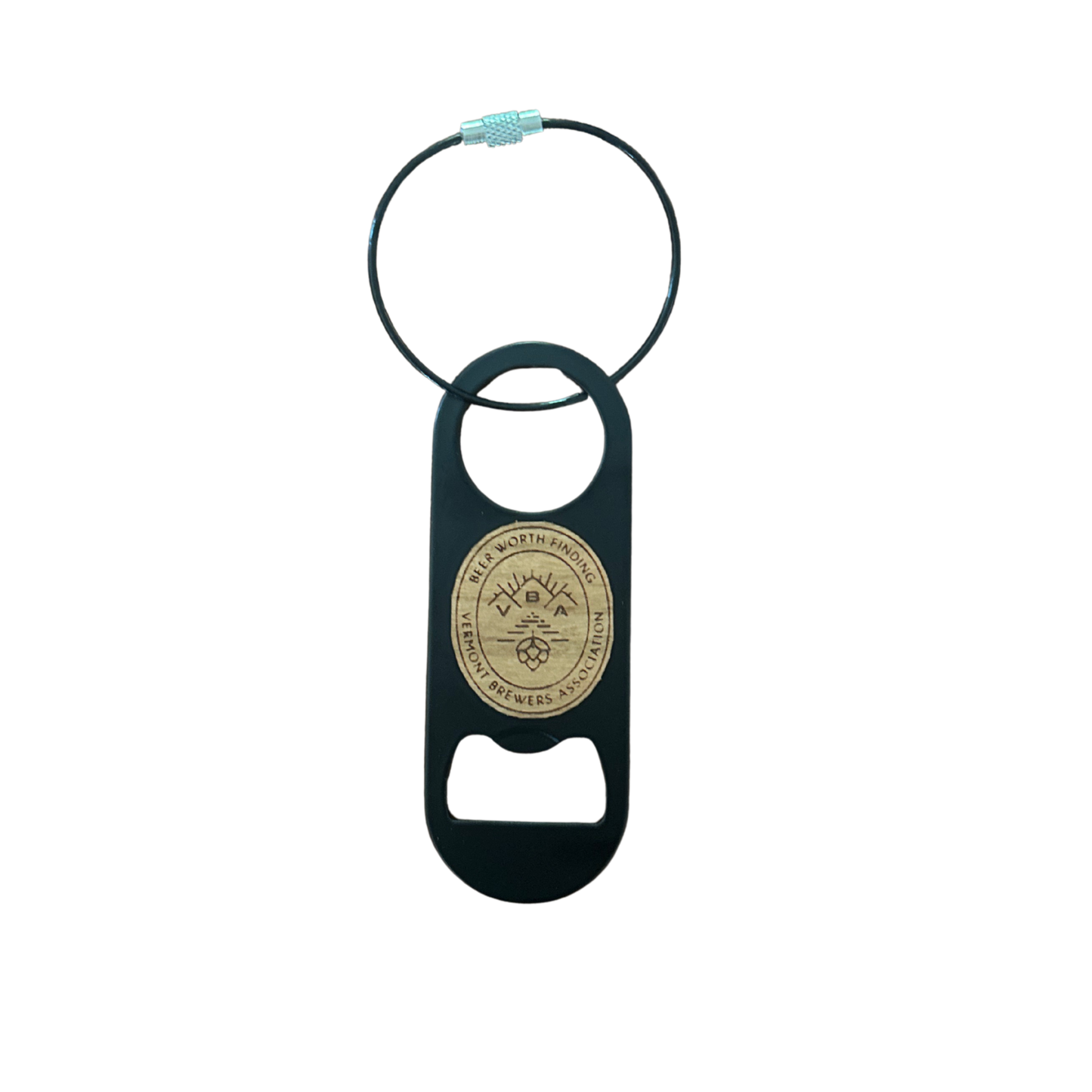 Wood VBA Keychain Bottle Opener