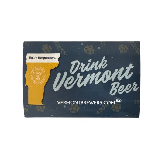 Drink Vermont Beer Bumper Sticker