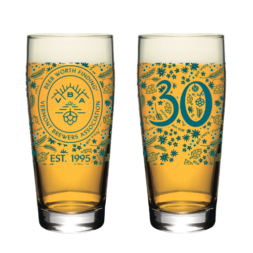 30 Year Pint Glass